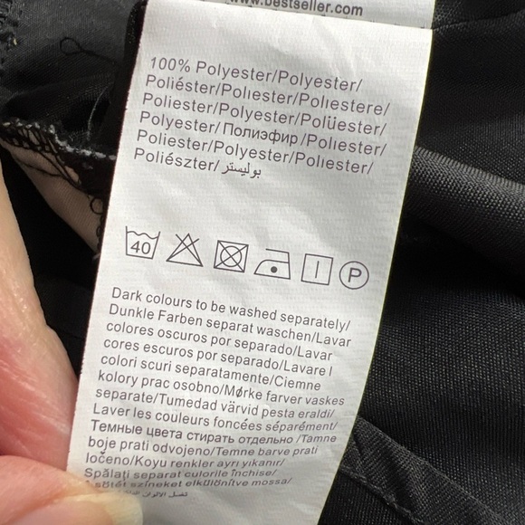 Vero Moda‎ Black Flapper Style Sleeveless Dress Whimsigoth - Picture 8 of 8